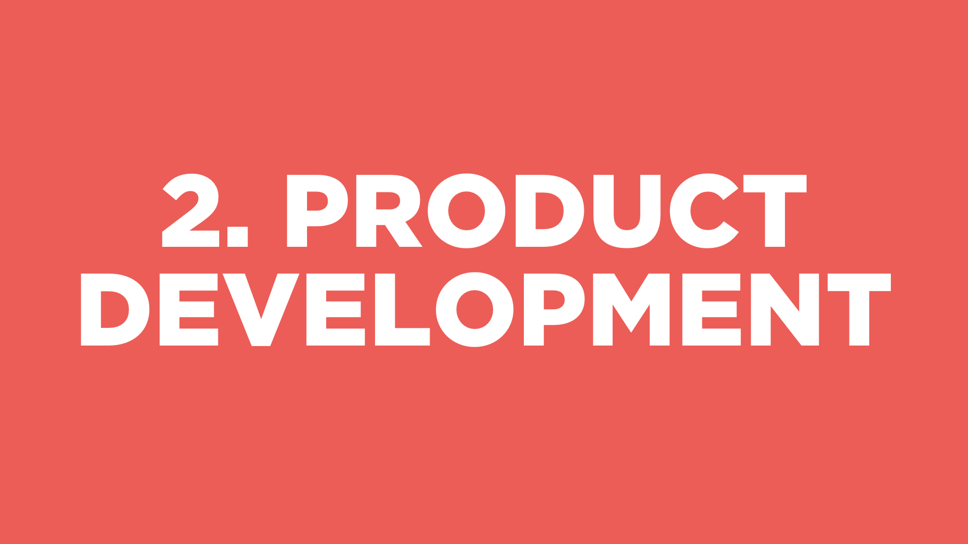 Product Developement